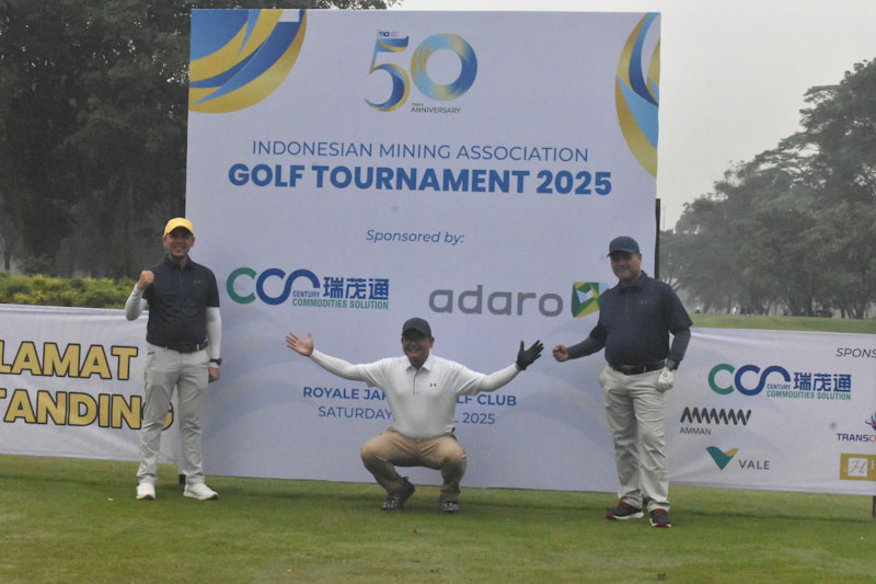 Indonesian Mining Association Rayakan Ultah Ke-50 dengan Turnamen Golf Seru di Royale